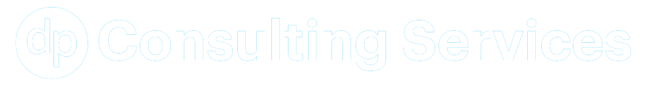 dp consulting logo white