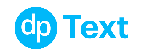 DP Text logo