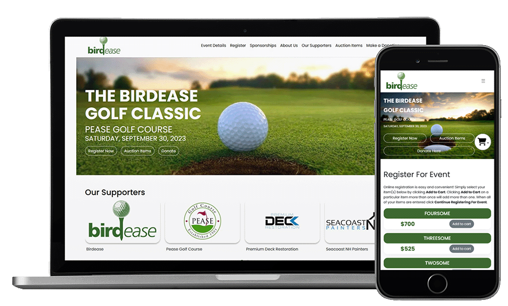 birdease tournament registration example 