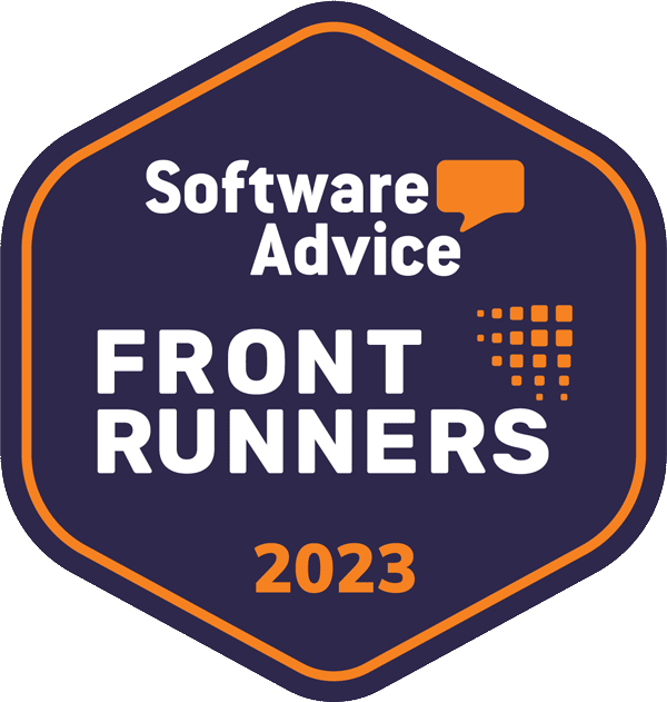 Software Advice Front Runners 2023 Badge