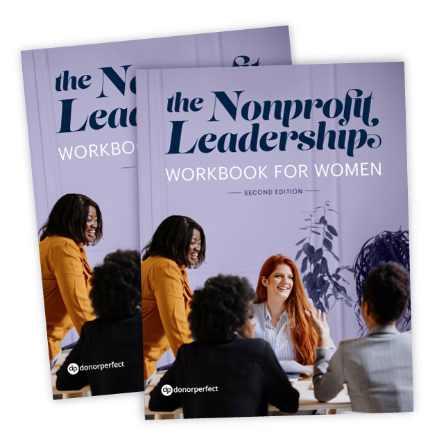 Nonprofit Leadership Workbook for women mockup