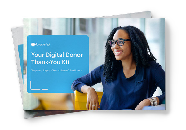 DonorPerfect Resource: Your Digital Donor Thank you kit mockup