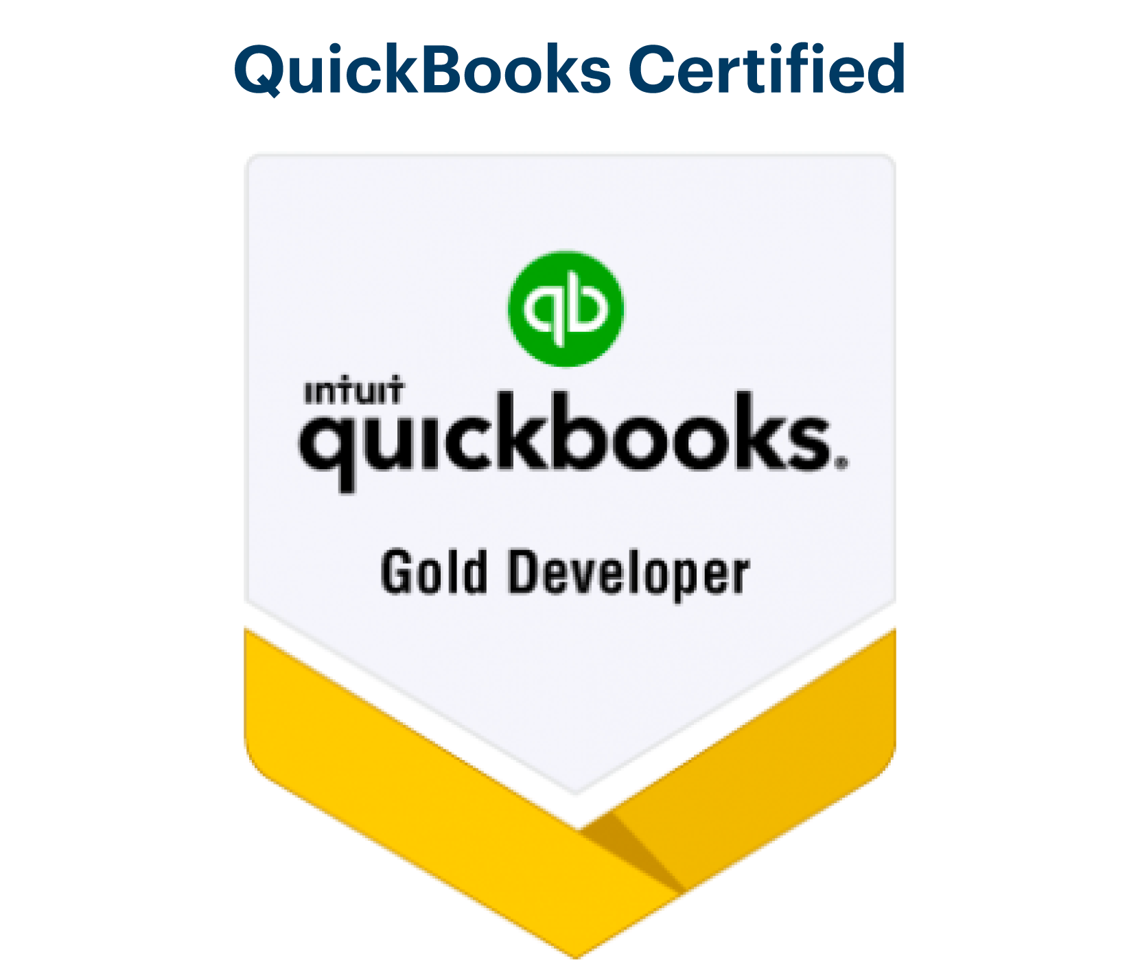 quickbooks gold developer badge