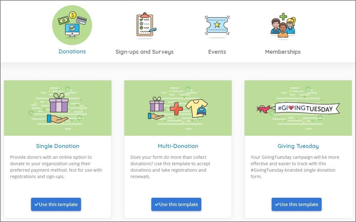  DP Online Form's new Template Library streamlines the process to create online forms. 